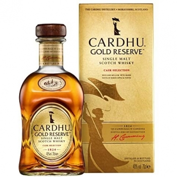 Whisky Escocés Single Malt Cardhu Gold Reserve, 700 ml