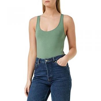 Débardeur Vero Moda XS Femme – Long en tissu doux, couleur kaki-vert