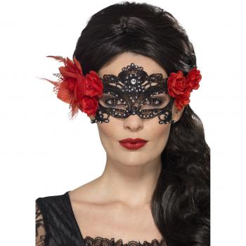 Memento Mori Lace Filigree Eyemask