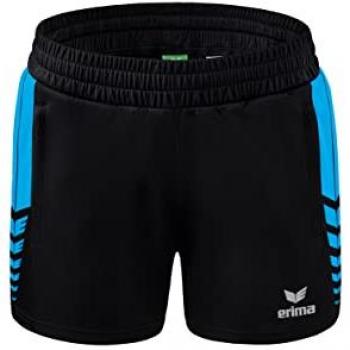 Erima Damen Six Wings Arbeitskurzshorts Schwarz Blau Größe 44