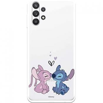 Funda de protección Angel y Stitch de Disney para Galaxy A32 5G