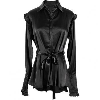 Top Informal de Volantes para Mujer XITAO