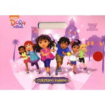 Coloriamo insieme. Dora and Friends. Con adesivi. Ediz. illustrata