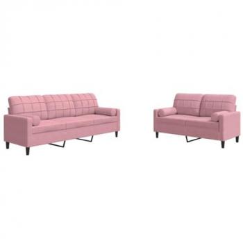 Terciopelo Rosa Comfort Set