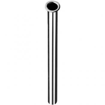 Tuyau de rinçage chromé 18 mm, droit, 300 mm
