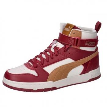Puma RBD Alpine Snow Caramel Latte Intense Red Trainer UK 10.5 Mens