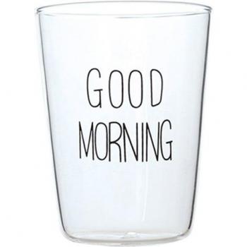 400ml Kitchenware Black White Glass Coffee Tea Mug
