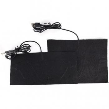 Accessoires chauffants en fibre de carbone pour gilet noir
