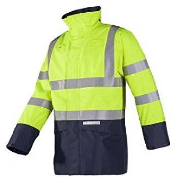 Hi-Vis Yellow/Navy Elliston Jacket by Sioen (XL)