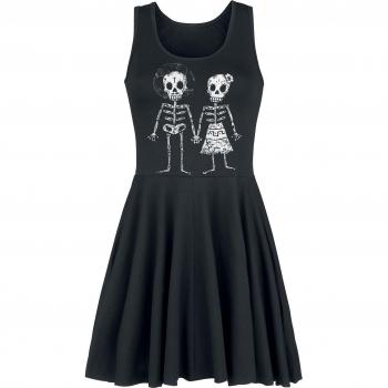 Robe courte Outer Vision – Skeletion Lovers – Taille S – Noir