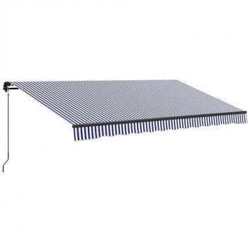 Wetterfeste Markise aus Polyesterstoff, 400 x 300 cm