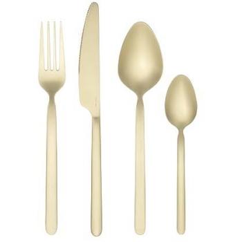 Posate Blomus 16x Stella Nero Oro
