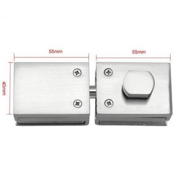 Serrure double loquet pour bureau à domicile en verre