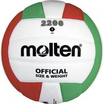 Molten Training Ball Modell V5C2200 – Farben: Weiß, Grün, Rot – Klassische Größe 5