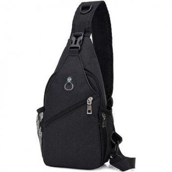 Bolso bandolera con carga USB y gran capacidad