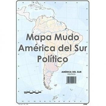 MAPA AMERICA DEL SUR A4 POLITICO