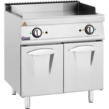 Doppel-Elektro-Grillplatte 10,8 kW glatt mit Unterschrank