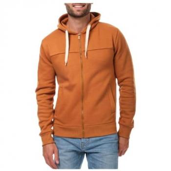 Pull Zippé Beige Homme