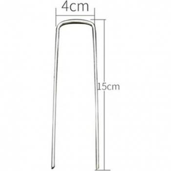 10 Pcs Camping Tarpaulin Hooks U-Shaped Ground Nails