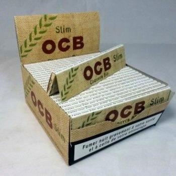 Papel para fumar OCB Slim de Cáñamo Bio 50 unidades