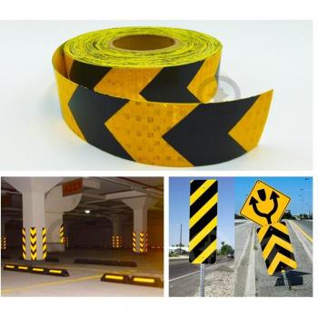 5cmx10m Reflective Warning Self-Adhesive Sticker