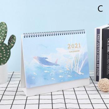Desktop Calendar with Cherry Blossom Whale Design 8.12