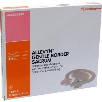 Allevyn Gentle Border 16,8x17,1 cm Verband 5 St
