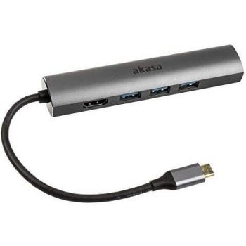 Akasa AK-CBCA22-18BK Dockingstation mit HDMI und RJ-45