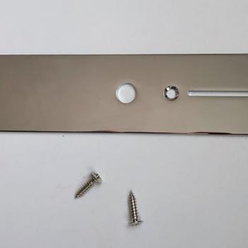 Plaque de Contrôle pour Telecaster 8mm + Kit de Vis