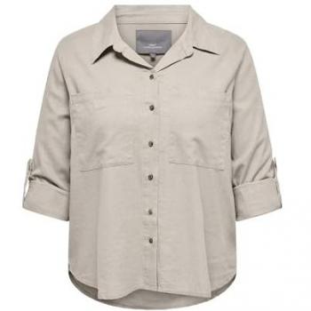Only Carmakoma Langarmbluse – Caryasmin-Caro L/S Linen (PNT)