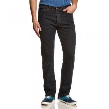 Levi's 513 Jeans para hombre, Slim Fit, Azul (Blue Black Press)