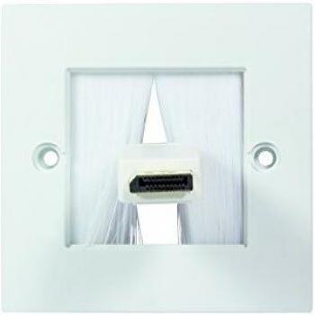 LogiLink CA1070W Cache Mural Blanc 86 x 86 mm