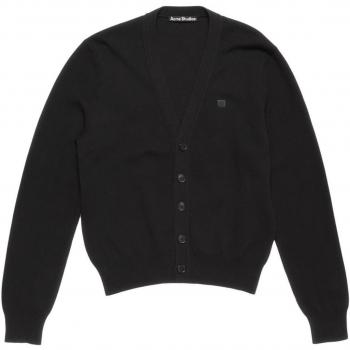 Men's Black V-Neck Knit Cardigan – Acne Studios, Medium