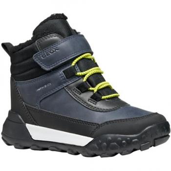 Bottes Geox Trekkyup Junior Bleu Marine/Citron Vert