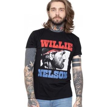 Top uomo in cotone con stampa Willie Nelson Stare