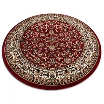 Tapis Élégance 1745 Bordeaux Cercle 150 cm