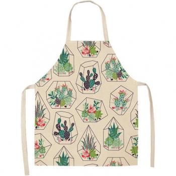 Delantal unisex de cactus 68x55cm
