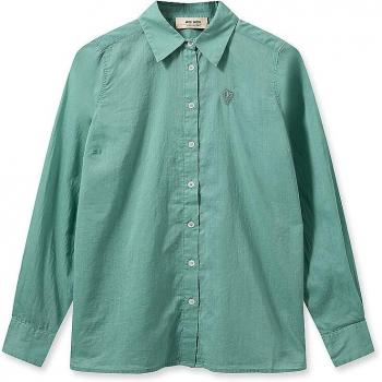 MOS MOSH Damenbluse VINA, Motiv-Stitching, Mint, Größe M