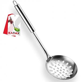 Kadax Classic: Schiumarola Piatto in Acciaio Inossidabile – Utensile Multiuso