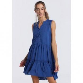 Vestido Corto Lois Jeans Azul Pulgadas