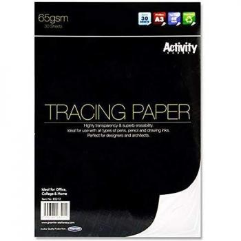 Premier A3 Tracing Paper Pad 65gsm