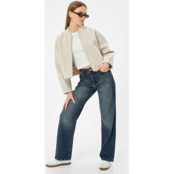 Koton Gerader Denim für Frauen 29 cm