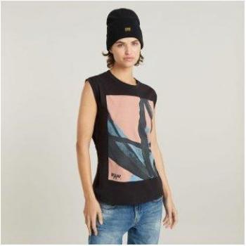 Blusa Negra con Cintura Elástica G‑Star
