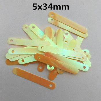 460/920 stuks 5x34mm Grote Rechthoekige Sequin voor DIY Kleding en Accessoires