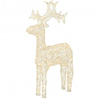 61cm Soft Acrylic LED Reindeer Christmas Decoration with Timer