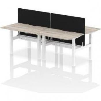 Air Back‑to‑Back 1200 × 800 mm Height‑Adjustable 4‑Person Office Bench