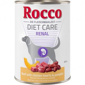 Rocco Diet Care Renal Manzo con Cuori di Pollo e Zucca