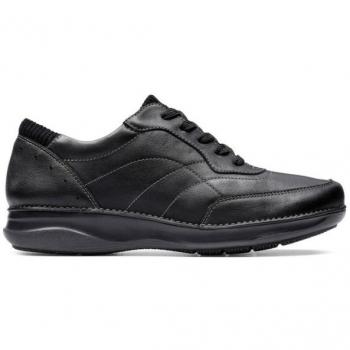 Clarks Appley Tie Zapatos Deportivos Mujer Negro