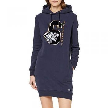 Robe Superdry Hilary Sport, Bleu (French Navy 00s), XXS Femme