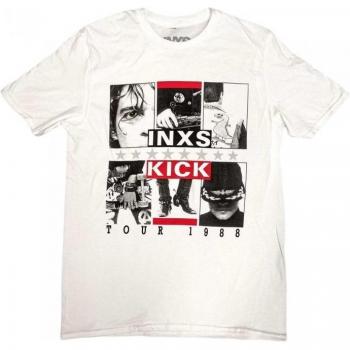Kick Tour White Tee for Adults – INXS XL